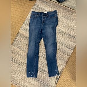 Madewell high rise cropped skinny jeans